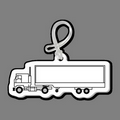 Semi Truck (Left Side) Luggage/Bag Tag W/ Tab